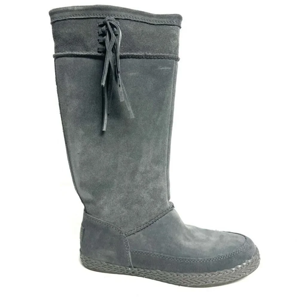 UGG Women's Emerie, Gray Fashion Boots, Size 5 M